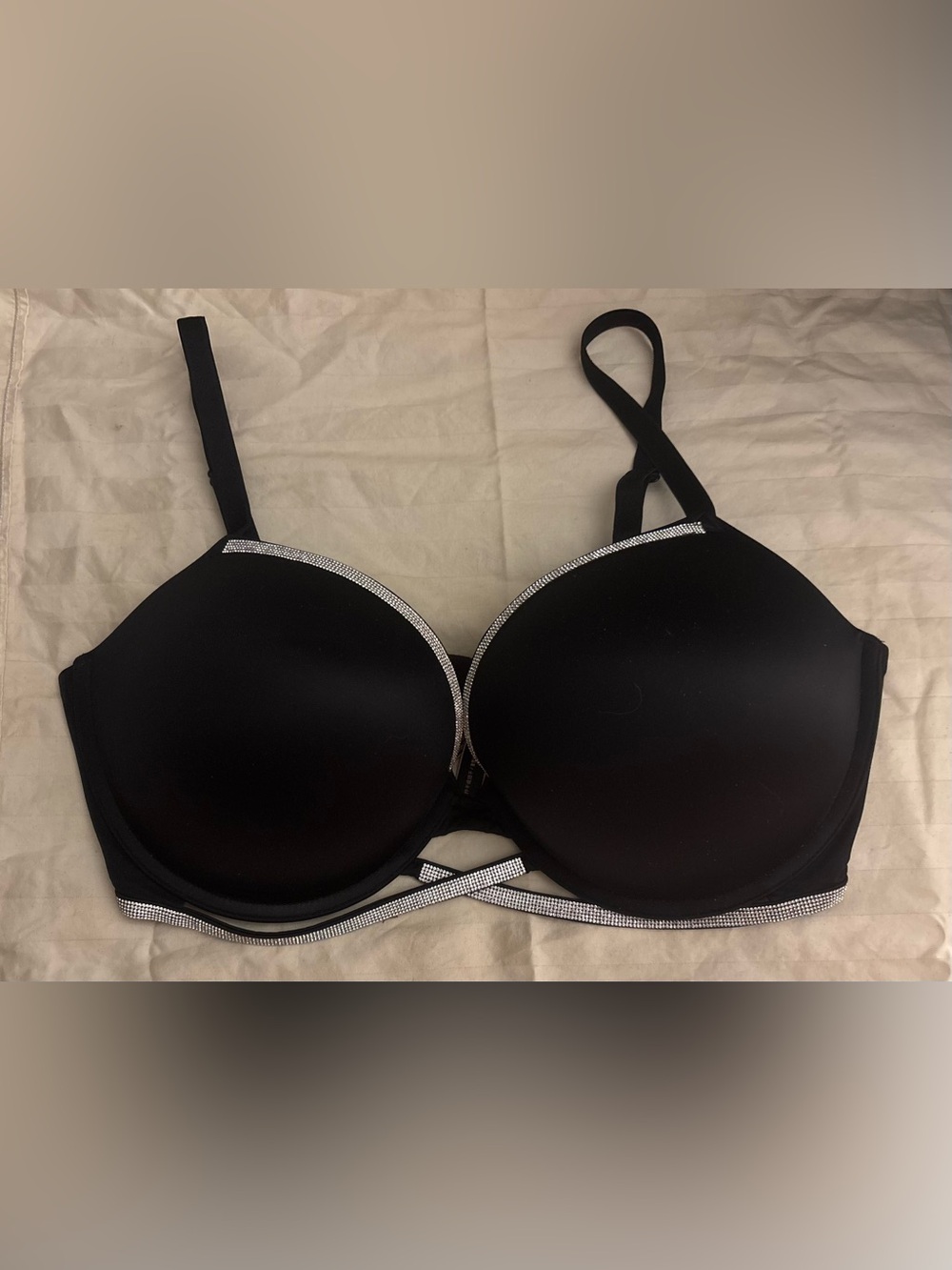 Victoria's Secret Very Sexy Push-Up Underwire Padded Bra 36DDD Black